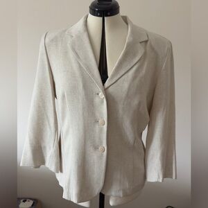 Sag Harbor Women's Light Beige Blazer
